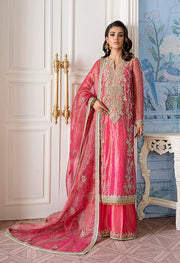 Kameez Trouser Dupatta Pink Pakistani Wedding Dress