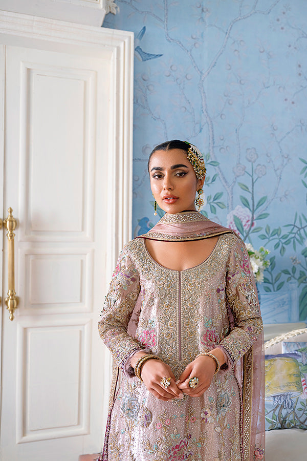 Kameez Trouser Pink Pakistani Wedding Dress