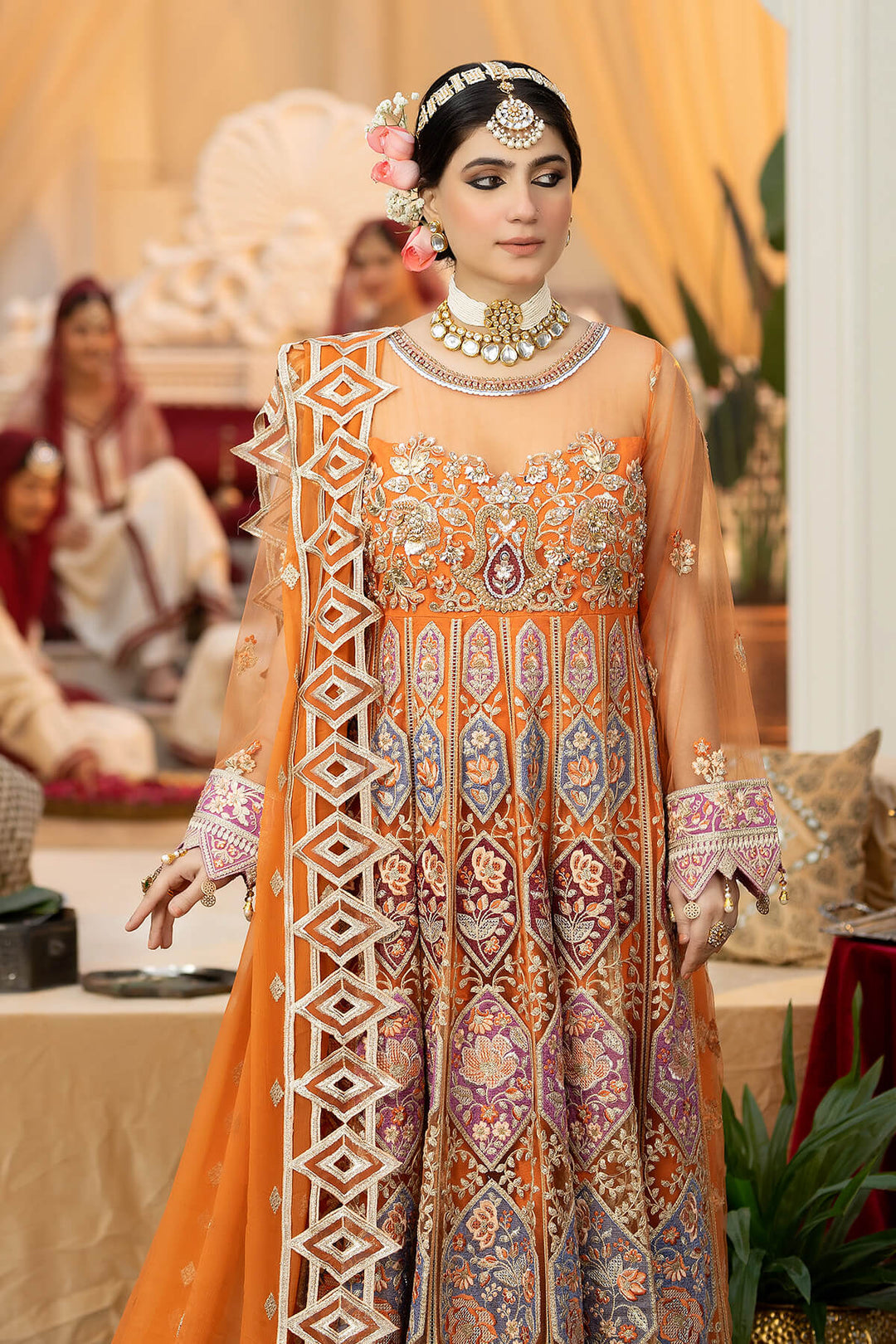 Body Embroidered Dress Set
