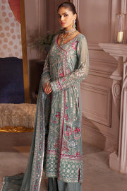 Latest Angrakha Style Kameez Sharara Pakistani Wedding Dress