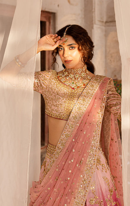 Latest Bridal Lehenga Choli and Dupatta Dress for Wedding