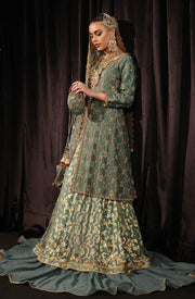 Latest Bridal Lehenga with Kameez and Dupatta Wedding Dress