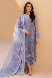 Latest Embellished Blue Kameez Trouser Pakistani Wedding Dress