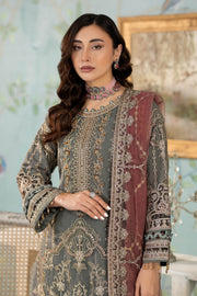Latest Embellished Kameez and Trouser Pakistani Party Dress