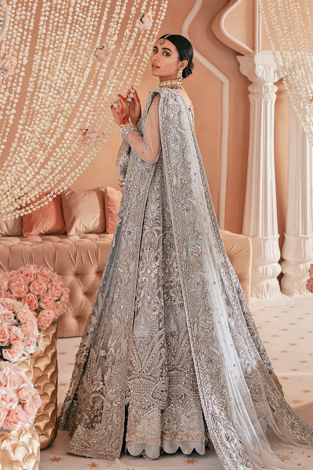 Latest Embellished Lehenga and Kameez Pakistani Wedding Dress