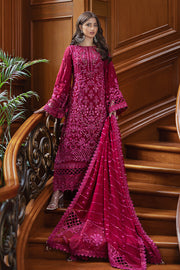 Latest Hot Pink Kameez Trouser Style Pakistani Wedding Dress
