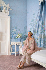 Latest Classic Kameez Trouser Pink Pakistani Wedding Dress