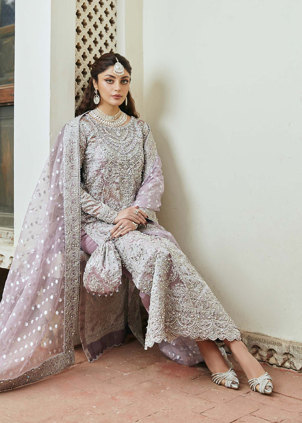 Latest Kameez Trousers Embellished Pakistani Wedding Dress