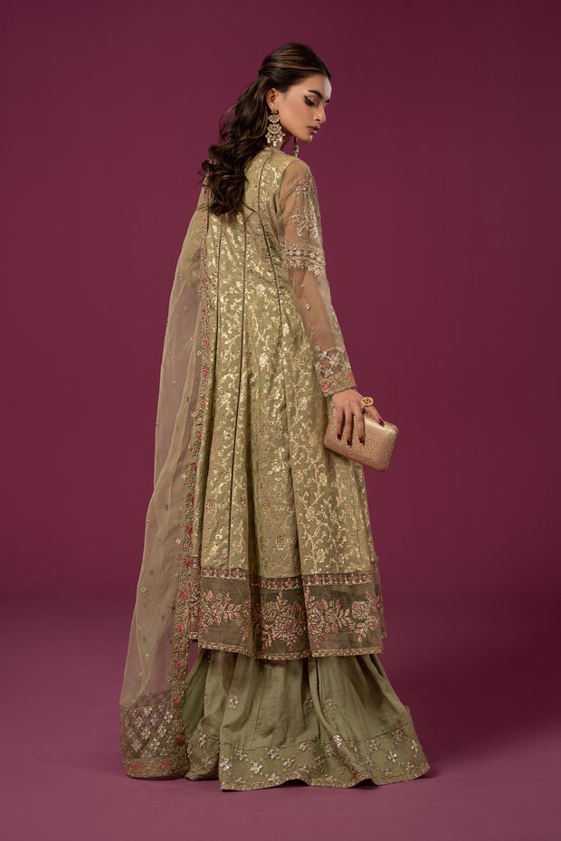 Latest Maria B Luxury Formal Angrakha Trousers Pakistani Party Dress