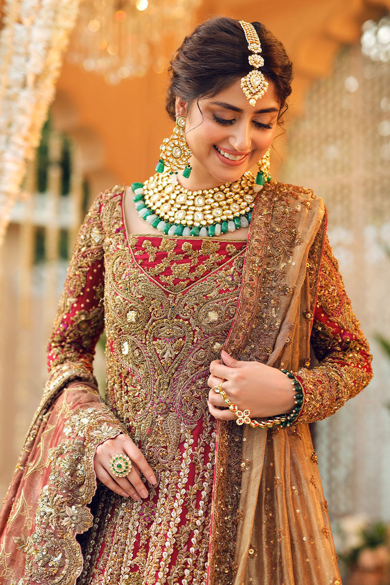Elevate Your Look with a Red Pakistani Bridal Lehenga