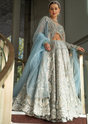 Latest Pakistani Bridal Dress in Wedding Lehenga Choli Style