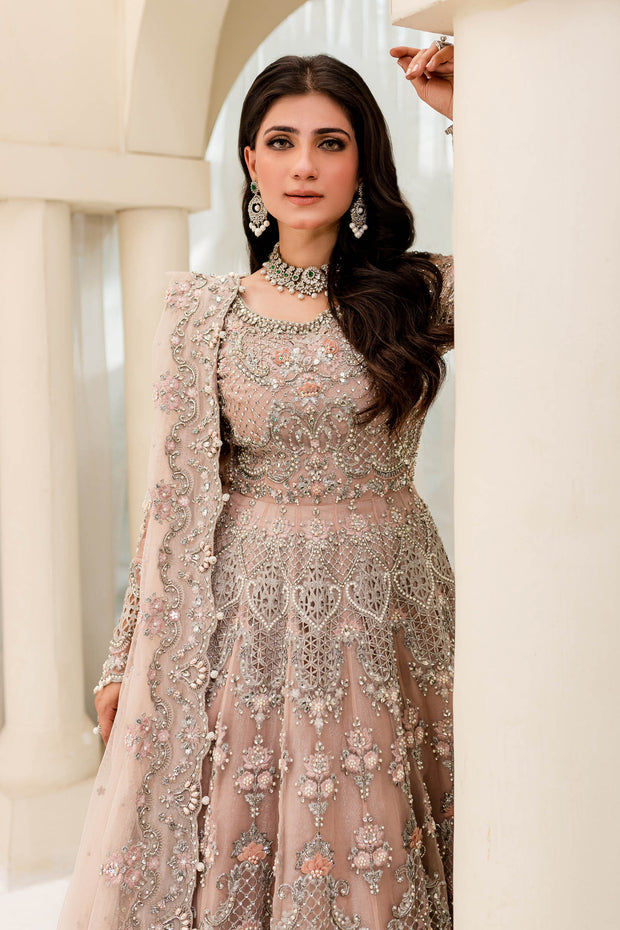 Latest Pakistani Gown with Custom-made Bridal Lehenga for Brides