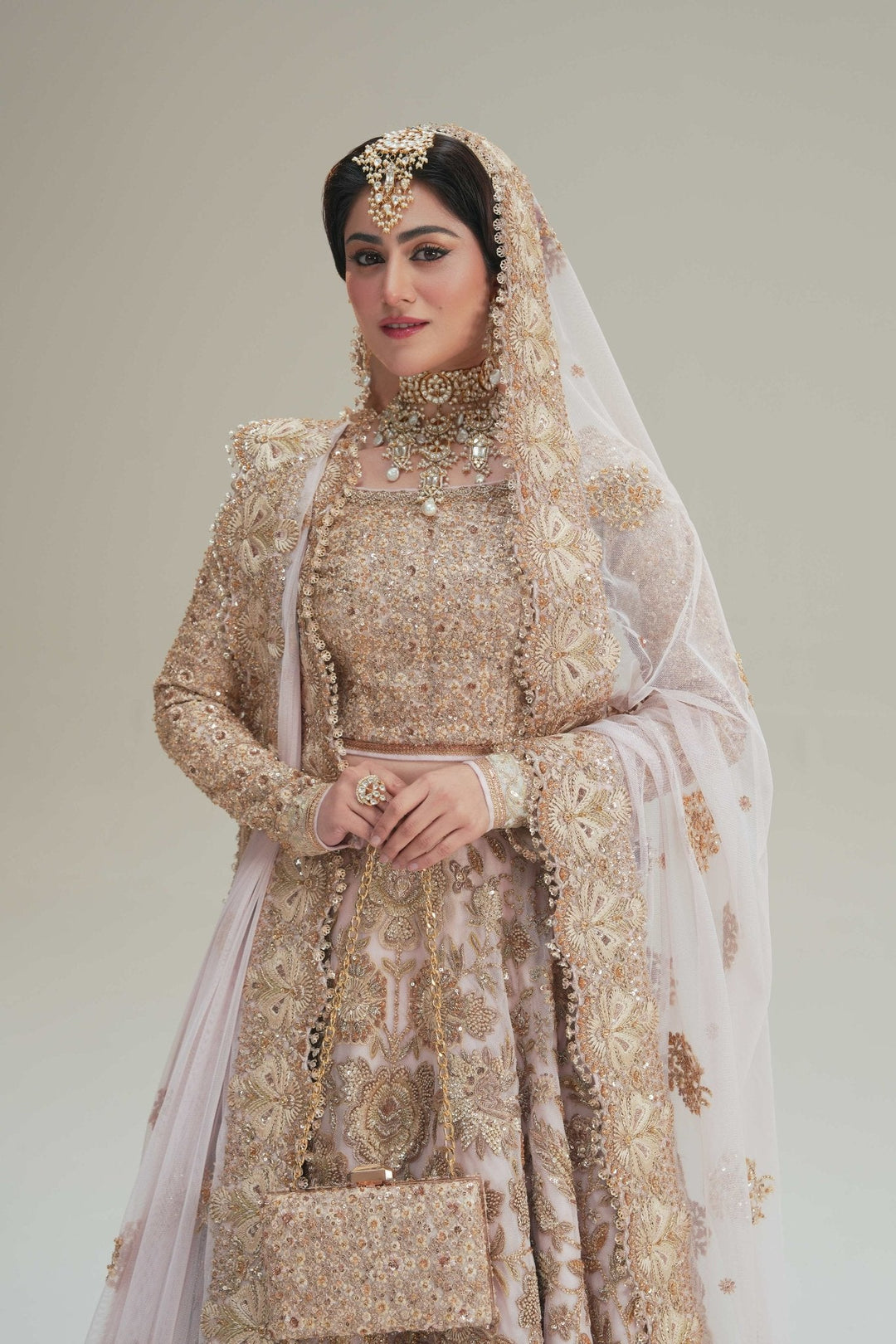 Elegant Pakistani Bridal Lehenga in Choli Style