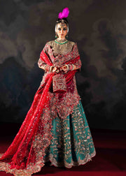 Latest Pakistani Wedding Dress in Bridal Lehenga Choli Style