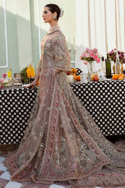 Latest Pakistani Wedding Dress in Long Tail Pishwas Style