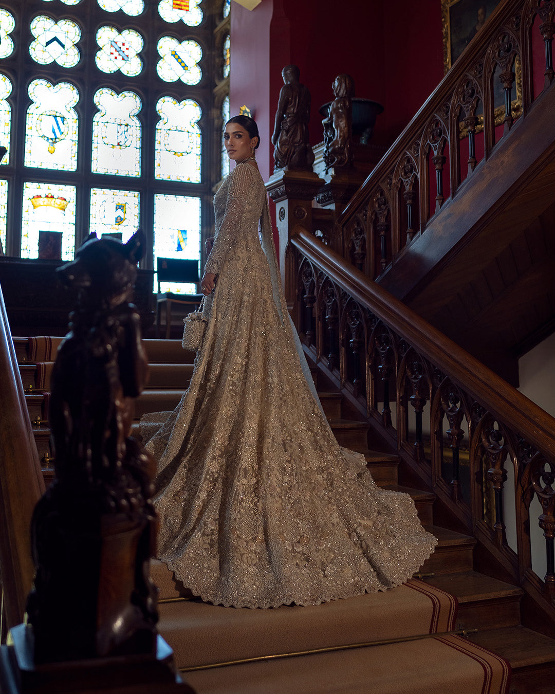 Elegant Pakistani Bridal Gown - Exquisite Bridal Dresses