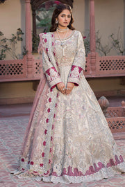 Latest Pakistani Wedding Dress in Traditional Pishwas Frock Style