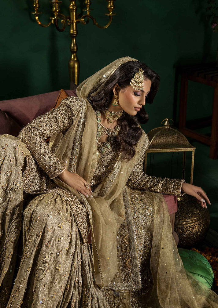 Latest Shirt and Farshi Gharara Dupatta Pakistani Bridal Dress