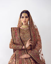 Latest Traditional Bridal Lehenga Choli and Dupatta Dress