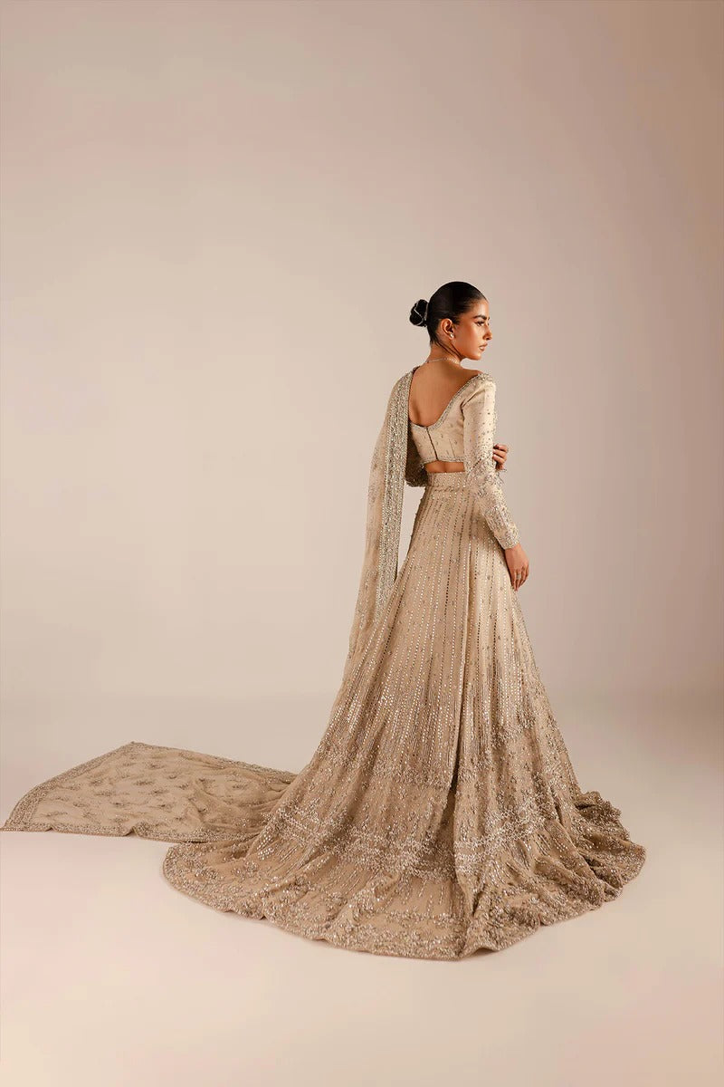 Latest Pakistani Bridal Lehenga Dress with Choli and Dupatta