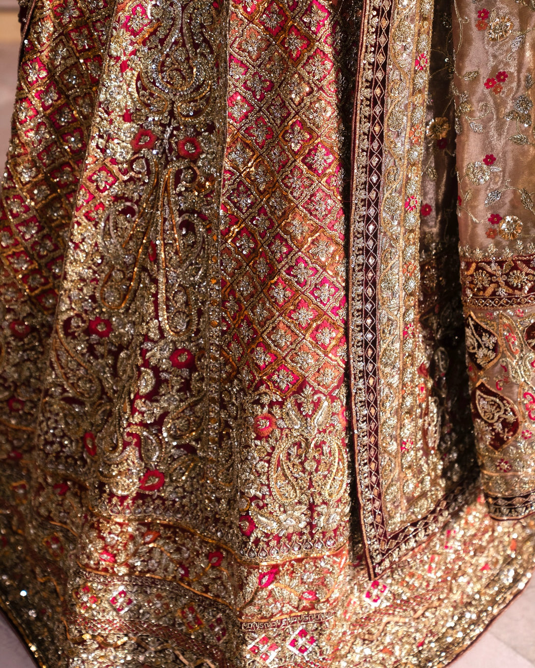 Latest Pakistani Wedding Dress in Bridal Lehenga Choli Style