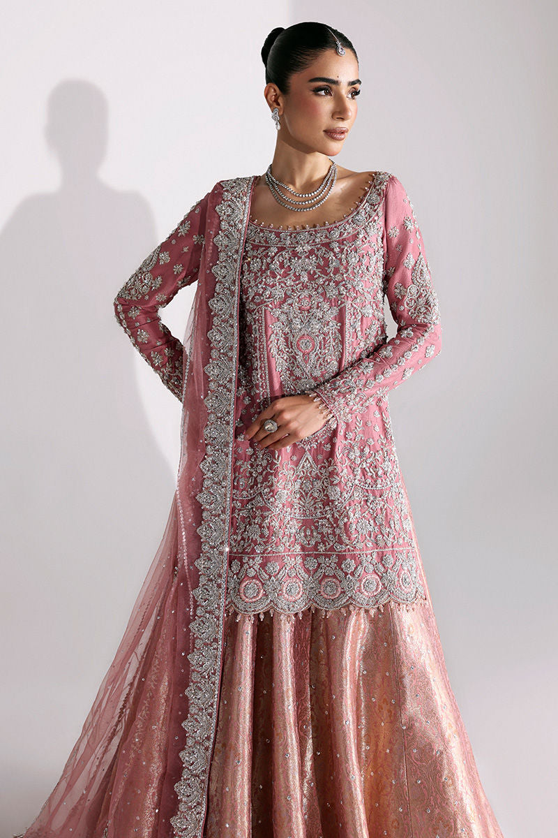 Stunning Pakistani Bridal Lehenga Shirt for Weddings