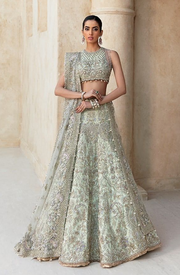 Lehenga Choli Dupatta Embellished Indian Bridal Dress