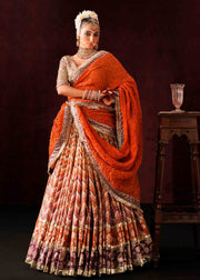 Lehenga Choli Dupatta Wedding Dress