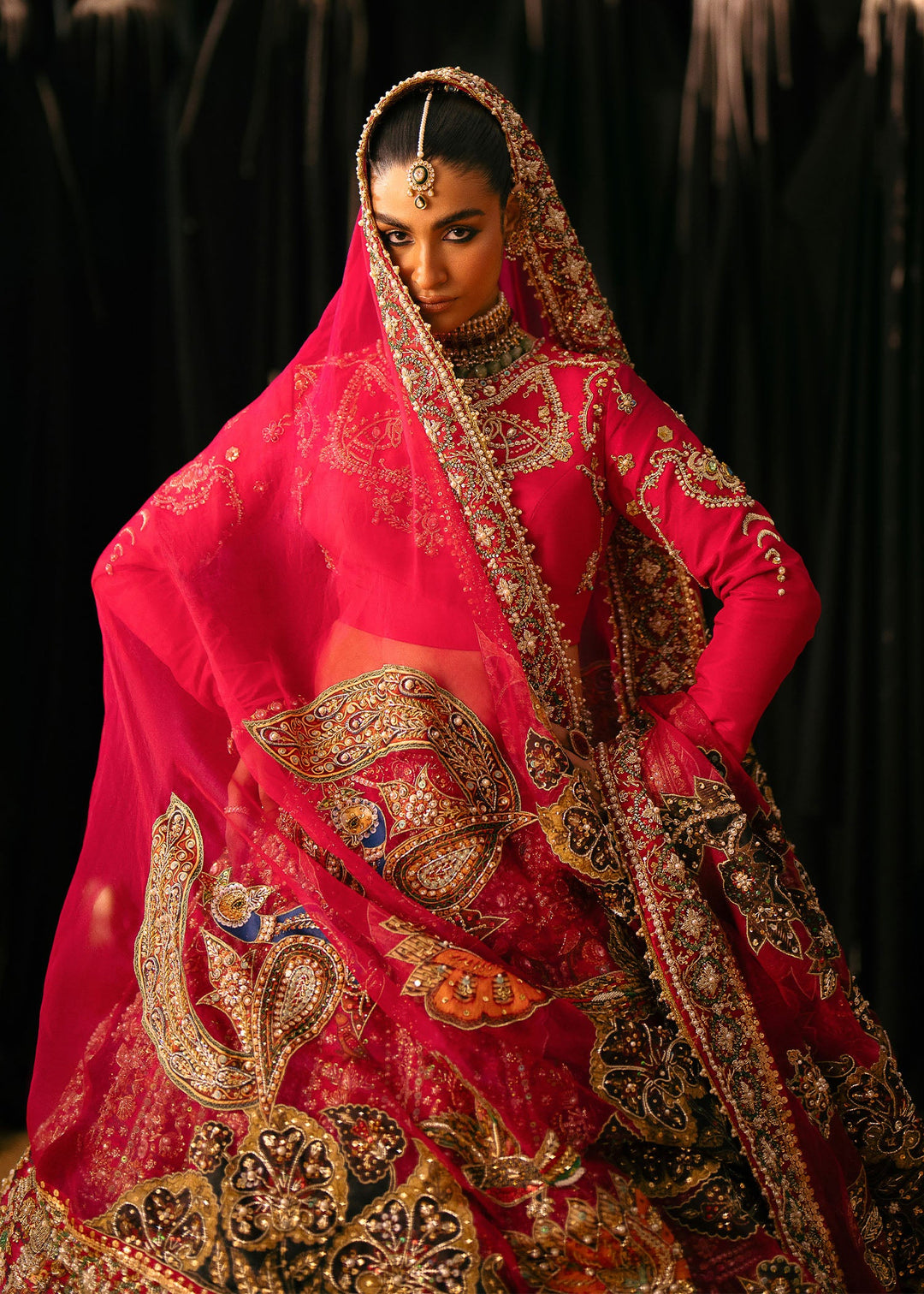 Lehenga Choli and Dupatta Dress for Wedding