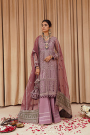 Lilac Heavily Embroidered Pakistani Kameez Trousers Wedding Dress