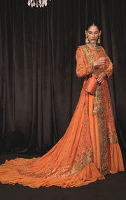 Long Tail Pakistani Bridal Maxi with Dupatta