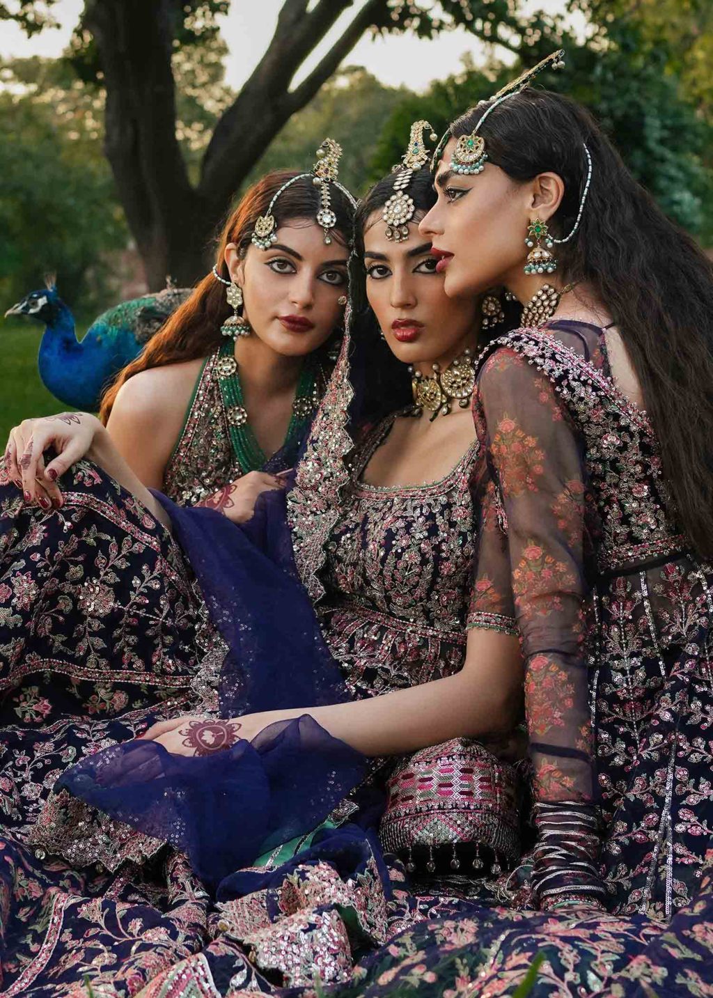 Luxurious Pakistani Bridal Outfit in Pishwas Frock Style