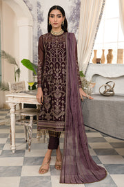 Luxury Brown Shade Embroidered Pakistani Salwar Kameez Dupatta Suit