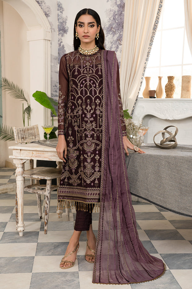 Luxury Brown Shade Embroidered Pakistani Salwar Kameez Dupatta Suit