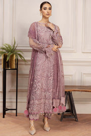 Luxury Lilac Chiffon Pakistani Kameez Embroidered Dupatta Suit