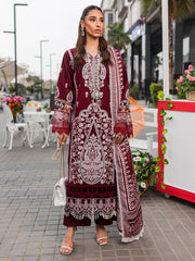 Luxury Maroon Pakistani Salwar Kameez Dupatta Embroidered Salwar Suit