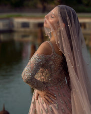 Luxury Pakistani Wedding Dress in Lehenga Style for Women in USA