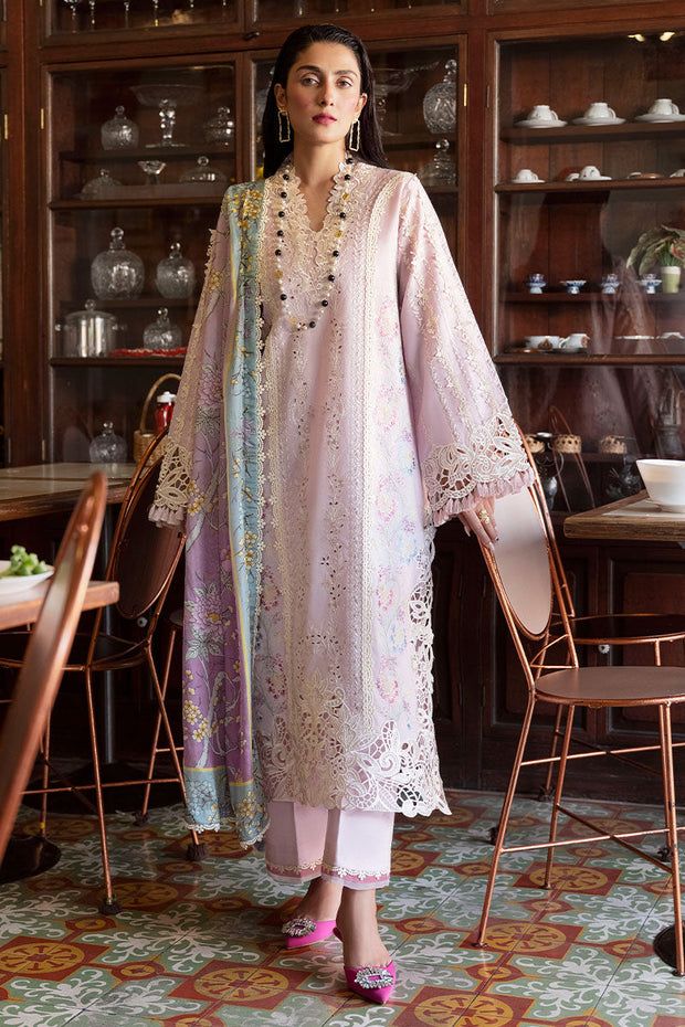 Luxury Pink Embroidered Pakistani Salwar Kameez Dupatta
