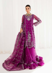 Luxury Embroidered Pakistani Wedding Dress in Huge Flare Pishwas Style