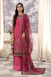 Luxury Shocking Pink Embroidered Pakistani Salwar Kameez Dupatta