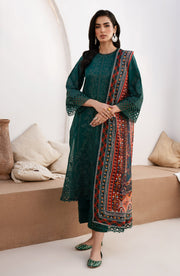 Luxury Teal Green Embroidered Pakistani Salwar Kameez Dupatta Suit in USA 2024