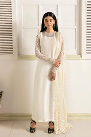 Luxury White Embroidered Pakistani Salwar Kameez Dupatta Salwar Suit