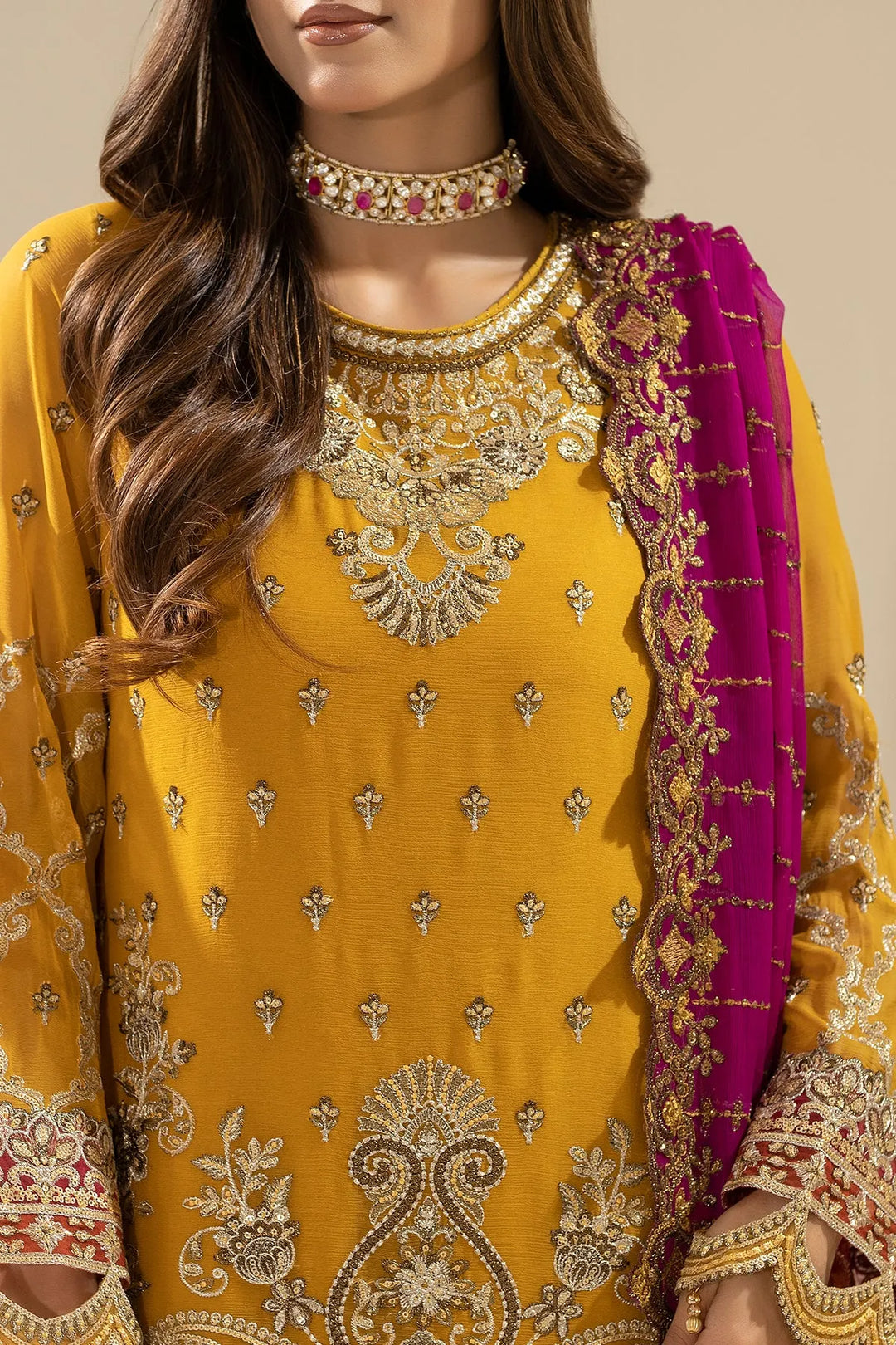 Redefine Embroidered Dress Set