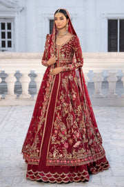 Beautiful Embroidered Pakistani Wedding Wear in Raw Silk