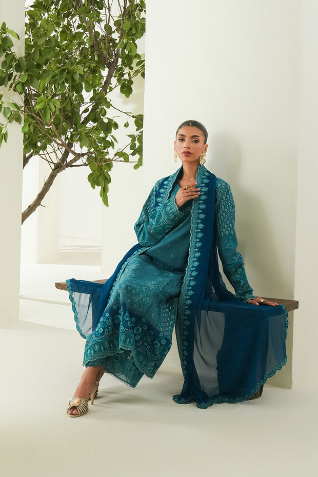 Embroidered Lawn Pakistani Designer Dress