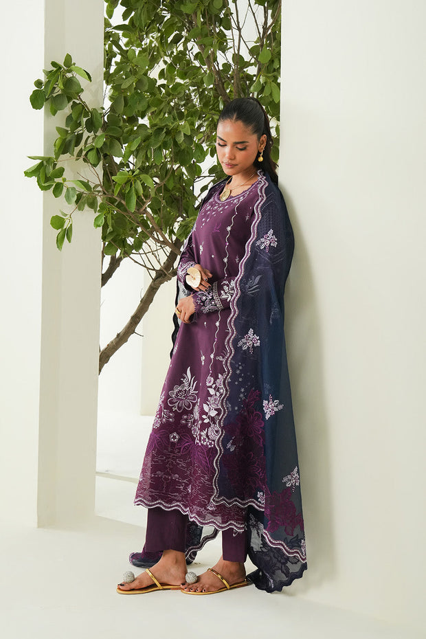 Elegant Embroidered Lawn Pakistani Dress