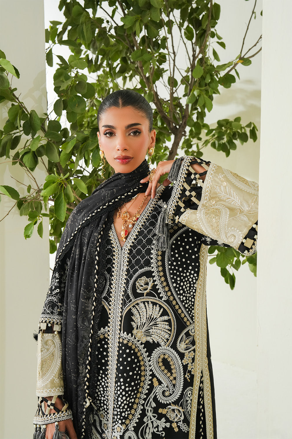 Embroidered Lawn Pakistani Party Dress