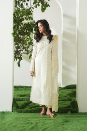 Lime Green Embroidered Lawn Shirt