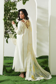 Lime Green Embroidered Lawn Shirt