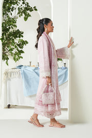 Cream Embroidered Lawn Ensemble Pakistani Party Dress